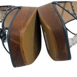 Jacquemus Pilotis Navy Platform Sandals Women’s Size 38 Strappy Lace Up Heels Photo 8