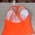 Beachsissi Orange Bikini Top and Floral‎ Bottom Set New M Photo 2