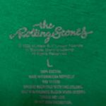 The Rolling Stones Green Tie dye Hot Lips Tshirt size Large Photo 3