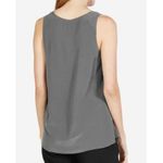 Everlane  100% Silk Tank Top Gray (Small) preppy workwear office Photo 4
