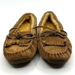 L.L.Bean Brown Suede and Shearling Moccasins Women's 7 US Photo 3