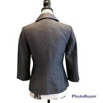 The Limited  Suit Jacket Blazer Charcoal Gray size XSmall Chambray Tailored NWT Photo 3