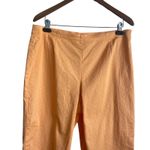 Susan Bristol Susan Bristol Pants Women 16 Orange Straight Leg Cotton Stretch Beachy Casual Photo 8