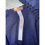 Free People  FP Katya Navy Blue 3/4 Sleeve Lace Dress women’s small Photo 3