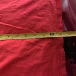 J.Jill Women's V-Neck Cotton Short Sleeve Dress Salmon Orange Pockets Large Photo 3