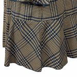 CAbi Flounce Jacket Classic Tartan Check Plaid #3902 Navy Camel Women’s Size XL Photo 9