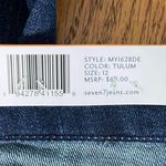 7 For All Mankind NWT Weekend Boyfriend Easy Fit Rolled cuff Size 12 Photo 4