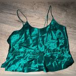 Frederick's of Hollywood Frederick’s of Hollywood Dark Silky Green tank top M Photo 0