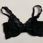 Smart & Sexy Smart Sexy Bra Lace Underwire Unlined Semi Sheer Adjustable Diamond Bow Black Photo 12