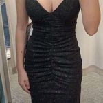 Emerald Sundae Black Sparkly Dress Photo 0