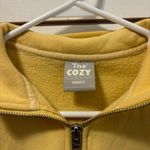 TNA Cozy Fleece Perfect ¼ Zip Sweatshirt Yellow Photo 5