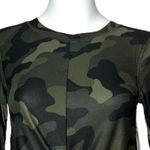 Old Navy Active Shirt Womens XS Green Camouflage Cropped Breathe On Workout Gym Photo 3