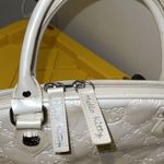 Lounge Fly hello kitty pearl white large dome satchel purse Photo 3