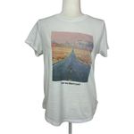 Old Navy  “Are We There Yet?” Graphic T-Shirt Tee with Road Print M Photo 1