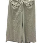 Worthington  Stretch Cream Khaki Wide Leg Capri Pants with Pockets Womens 4 Photo 0