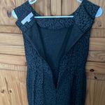 Loft ANN TAYLOR PETITES Charcoal & Black Sleeveless Dress Size 2P Photo 4