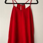 Paper Crane Red Flowy Cami Tank Top Photo 0