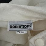 Variations Dress Womens Small Black Ivory Peplum Glam Party Retro Vintage 80s Photo 9