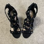 JustFab Brayden Black Strappy Lace Up Heels Size 8 Photo 3