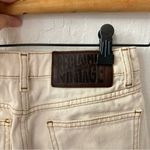 Reclaimed Vintage Ecru Cream Brown Stitching 90s Tapered Mom Fit Jeans 4 Tan Photo 7