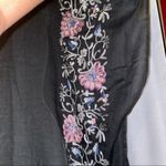 Simply Noelle black embroidered floral shawl (wrp2018-blk) new one size Photo 7