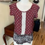 Miami Silky Flowy Crochet Lace Top Photo 14