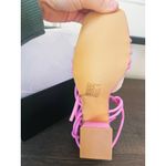 Pretty Little Thing NIB Pink Square Toe Strappy Sandals Size 7 Baddie Coquette Photo 8