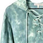 Love Shack Fancy  Bevan Hoodie in Celadon Hand Dyed Size Small Photo 2