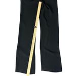 Diane Von Furstenberg  DVF Black Elena Crepe Silk Wide Leg Pants Trousers size 0 Photo 5