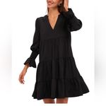 Tuckernuck Pomander Place Black Crepe Kenzo Dress Size M Photo 1