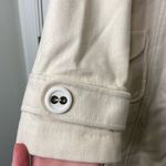 BB Dakota women’s lined cream pocket wool blend trench coat jacket medium Photo 1