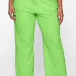 SKIMS Neon Green Sweatpants Photo 0