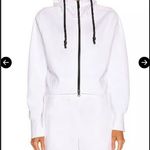 Gauge81 Cropped White Edison Hood Black Accent Size Small NWT Photo 1