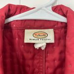 Talbots Vintage‎  women’s red polka dotted collared full zip padded jacket XL Photo 2