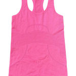 Lululemon  Swiftly Tech Racerback Tank Top Size 2 Heathered Neon Pink Gym Workout Photo 0