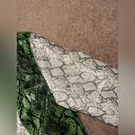 River Island Animal Crocodile Print Faux PU Leather Unique Print Coat Photo 4