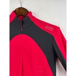 Women’s Gore Bike Wear XL Red & Black Long Sleeve Half Zip Athletic Shirt Photo 1