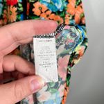 Dress Up Boutique Colorful Floral Ruffle Sleeve Longline Babydoll Fit Tunic Top Photo 3