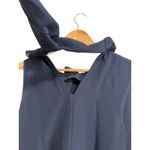 Tuckernuck  Navy Blythe Blue Sleeveless Ruffle Neck Tie Back Shift Dress XL Photo 4