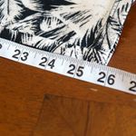 INC International Concepts Cropped Pants Women's 12 Zip‎ Pockets Palm Tropical Black Photo 7