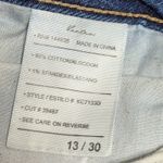 KanCan High Rised Ripped Mom Relaxed Fit Jeans Distressed Dark Blue Tapered 30 Photo 4