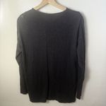 Etcetera E3  Cashmere Blend Sweater Womens Plum Draped Cowl Neck Minimalist Wrap Photo 1