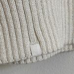 Lululemon NEW  New Heights Sweater Size 6 Cotton Antique White Cable Knit Crop Photo 8
