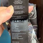 Farm Rio  Black Mixed Arabesque Scarves Long Sleeve Mini Dress Size Small NEW Photo 9