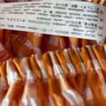 ZARA orange white gingham check crop top blouse size Small Photo 8