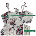 Torrid  Mini Gauze Smocked Waist Dress - Floral White - 2 Photo 3