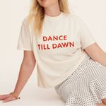 Kate Spade  New York Target Short Sleeve T-Shirt Cream‎ Medium Photo 6