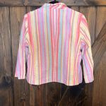 Tibi  Vintage Striped Blazer Jacket Photo 1