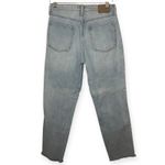 Aeropostale  Mom Jeans Distressed Light Wash High Rise Straight Leg Size 6 Photo 4