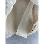 Minuet  Women's Dress Fit and Flare White Nude Striped Sleeveless Size Small Photo 5